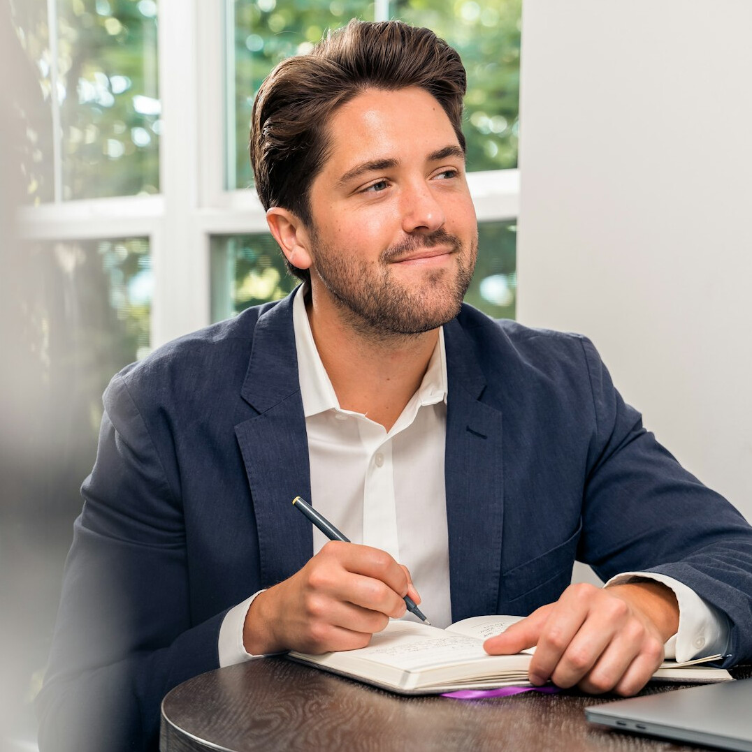 young professional reviewing insurance options