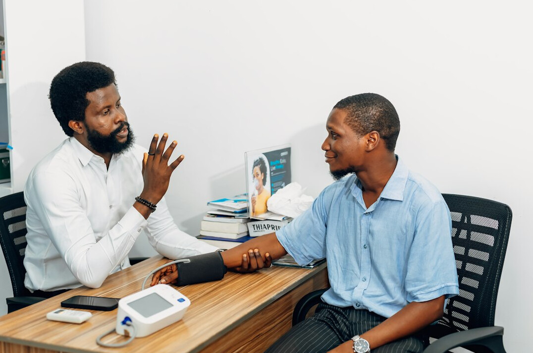 doctor consulting patient