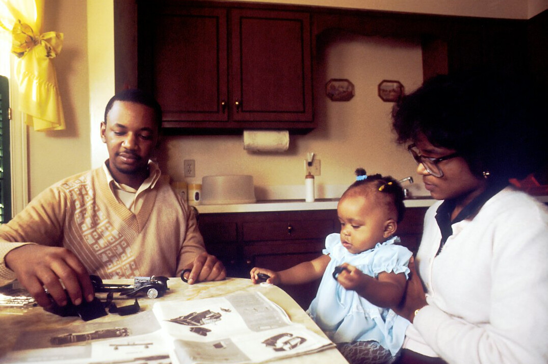 family discussing health insurance